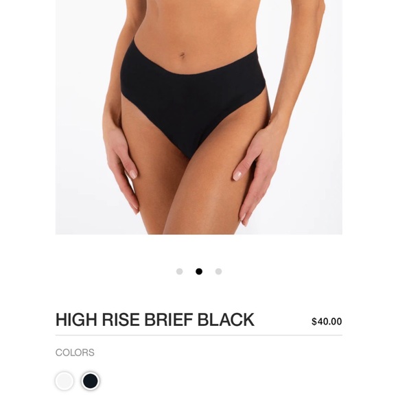 ETERNE Set of 2 Underwear BLACK Size XS NWT - Picture 6 of 7